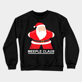 Christmas Board Game Meeple Claus (Red) - Board Games Design - Gaming Art Crewneck Sweatshirt